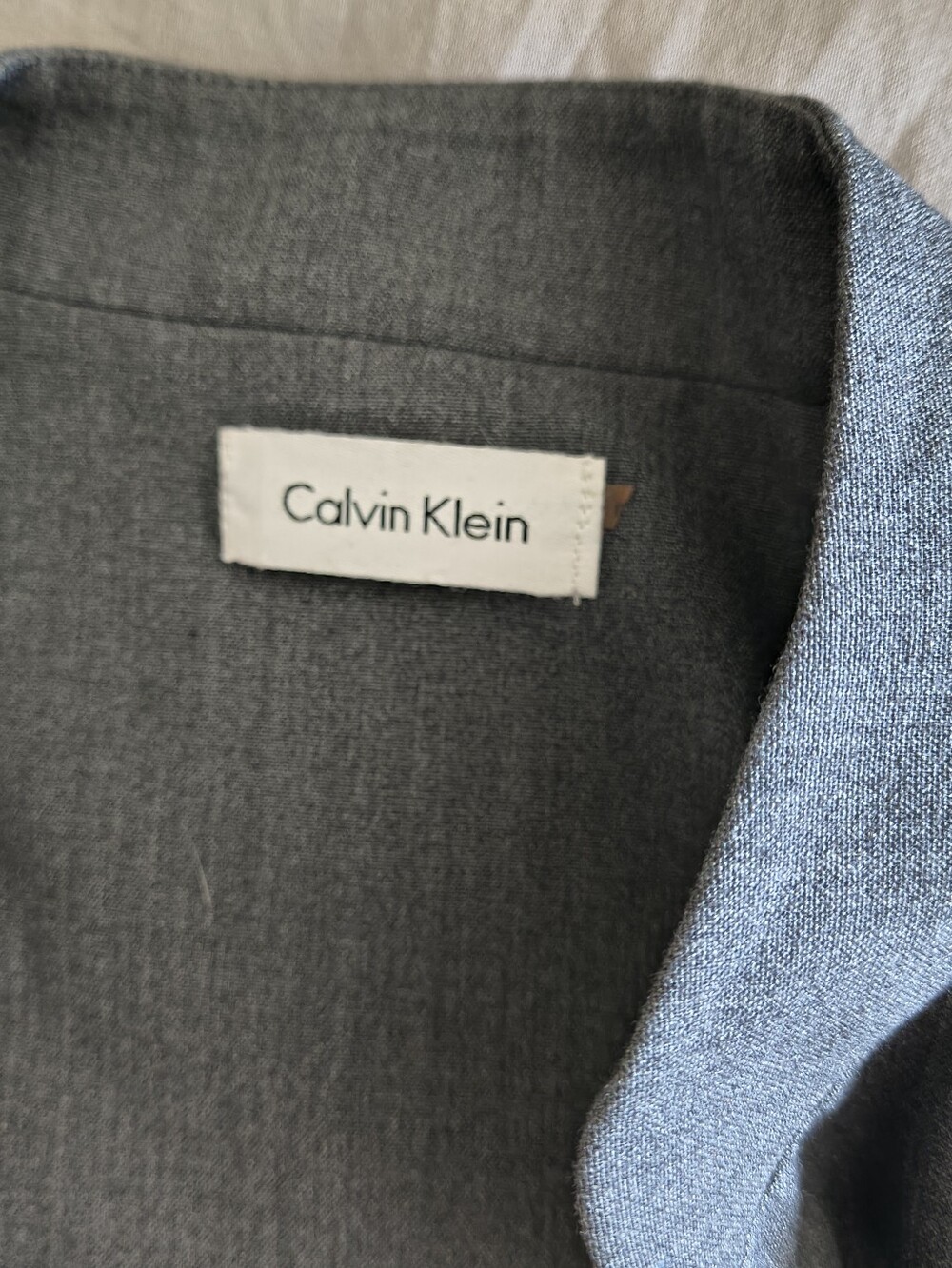 Calvin Klein Charcoal Gray Sleeveless Sheath Dress - Picture 3 of 3